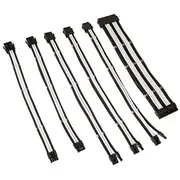 Psu Kabeļu Pagarinātāji Kolink Core 6 Cables Black / White  Coreadept-Ek-Bwh 5999094004757