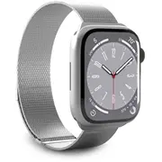 Puro Milanese Stainless Steel Apple Watch Band 38 40 41Mm - Silver  Pumilaw40Sil 8018417441301