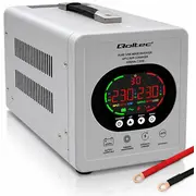Qoltec Zasilacz awaryjny Ups Pure Sine Wave  1000Va/720W Przetwornica 12/230V z Avr Lcd Lifepo4 Agm Gel 50451 5901878504513 Wlononwcrtarn