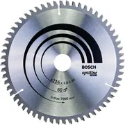 Ripzāģa disks 216X30 mm Optiline Wood Bosch 2608640642  3165140194334