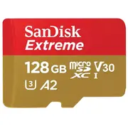 Sandisk Extreme Atmiņas Karte microSDXC  Adapteris 128 Gb Sdsqxaa-128G-Gn6Aa 619659189488