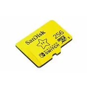 Sandisk microSDXC card for Nintendo Switch 256Gb, up to 100Mb/S Read, 60Mb/S Write, U3, C10, A1, Uhs-1 Ean619659173869 Sdsqxao-256G-Gnczn  619659173869