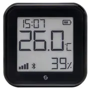 Shelly HT Gen3 Temperature and humidity sensor, Wifi Black  HTgen3Matteblack 3800235261545 062263