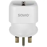 Savio Ap-04 Travel Adapter Strāvas adapteris Eu - Uk  5901986049098