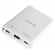 Swissten Tīkla Lādētājs Piezīmjdatoru un Macbook uzlādēšanai / 60W Pd3.0 Qc3.0 Pps  Sw-Tch-60W-Pd30-Qc30-W 8595217496552