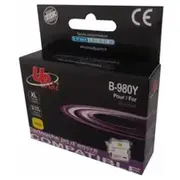 Tintes kārtridžs Uprint Brother Lc980 1100Ye Yellow  B-980Y-Up 3584770881795