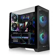 View 390 Tg , Tower-Gehäuse schwarz, Tempered Glass x 2  Ca-11F-00M1Wn-01 4711658540348 212671