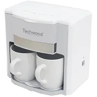 2 tasīšu kafijas automāts Techwood Balts  Pip26766