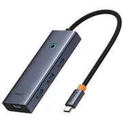 6In1 Hub Baseus  Ultrajoy Usb-C do Hdmi4K60Hz4Xusb 3.0Pd Space grey B00052807813-01 6932172630720