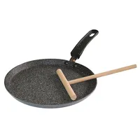 Stoneline Pan 9195 Crepe Diameter 24 cm Suitable for induction hob Fixed handle Anthracite  4020728508882