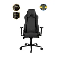 Arozzi Vernazza Vento Gaming Chair Polyurethane Soft Fabric Metal Aluminium  Dark Grey Vernazza-Sig-Dg 850009447869