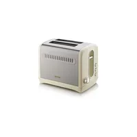 Gorenje  T1100Cli Toaster Power 1100 W Number of slots 2 Housing material Plastic, metal Beige/ stainless steel 3838782079832