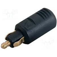 Cigarette lighter plug cables 8A Sup.volt 1224Vdc black  Procar-67751500 67751500