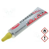 Paint acrylic yellow 3Mm Marker Ball Tip round  Crc-Ball-Yl 30160-002