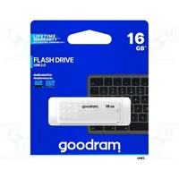 Pendrive Usb 2.0 16Gb R 20Mb/S W 5Mb/S A white  Ume2-0160W0R11