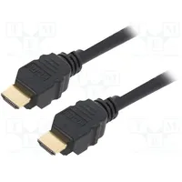 Cable Hdmi 2.1 plug,both sides 2M black  Ak-330124-020-S