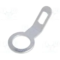Tip solder lug ring 0.5Mm M4 Ø 4.3Mm screw angled 45  Sto-M4K/Nc 61-2204-11/0030