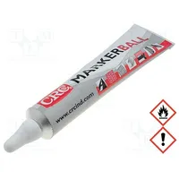 Paint acrylic white 3Mm Marker Ball Tip round  Crc-Ball-Wh 30158-002