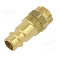 Connector connector pipe 035Bar brass Nw 7,2,Hose 4X6Mm  K26-Wk46 K26 Wk46