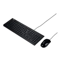 Asus  U2000 Black Keyboard and Mouse Set Wired included Ru 585 g 90-Xb1000Km000U0- 4711081636519