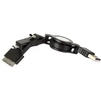 Mini Usb  Micro Ipad/Ipod Retractable Cable Plugspset10 5410329464943