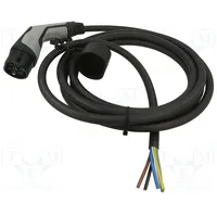 Cable eMobility 1X0.5Mm2,5X6Mm2 480V 26.6Kw Ip44 5M 32A  1627355