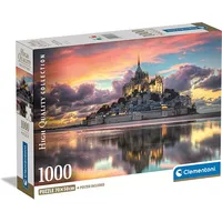 Puzzle 1000 elements Compact Le Magnifique Mont Saint-Michel  Wzclet0Uf039769 8005125397693 39769