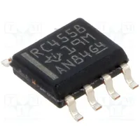 Ic operational amplifier 3Mhz Ch 2 So8 515Vdc reel,tape  Rc4558Dr