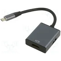 Adapter Hdmi 1.4,Usb 3.0 socket,USB A C plug  Art-Oem-C8 Kabada Usbc/Hdmi Oem-C8