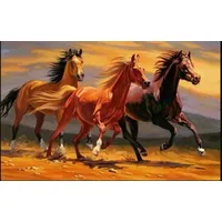 Diamond mosaic 40X80 - Running horses  Jinpxz0Uc090355 5902444090355 No-1009035