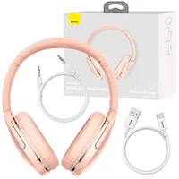 Baseus Encok Wireless headphone D02 Pro Pink  Ngtd010304 6932172611712