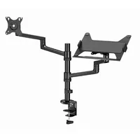 Monitora stiprinājums Gembird Desk Mounted Adjustable monitor arm with Notebook Tray  Ma-Da-04 8716309127721 Mongemmdo0014
