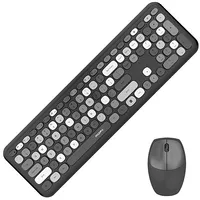 Wireless keyboard  mouse set Mofii 666 2.4G Black Smk-666395Ag 6950125749053