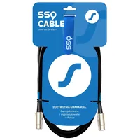 Ssq Midi3 Ss-1419 Cable Midi 5-Pin - 3 m Black  5907688758924 Nglssqkab0029