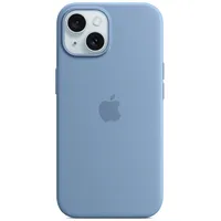 Apple iPhone 15 Silicone Case with Magsafe - Winter Blue  Mt0Y3Zm/A 0194253939511