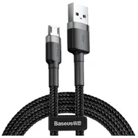 Baseus Cafule 1.5A 2M usb to micro cable, gray and black  14052