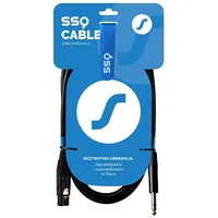 Ssq Xlrjs3 - Xlr female Jack stereo 6,3 mm cable , 3 m  Ss-2061 5904161823032 Nglssqkab0120