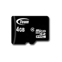Team Group Memory  flash cards 4Gb Micro Sdhc Class 4 with Adapter 765441419674