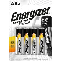 Energizer Battery Alkaline Power Aa Lr6 Blister 4 Pieces  6-410850 7638900246599