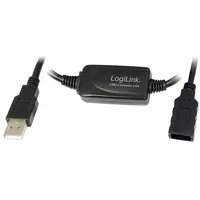Extension Cable Usb 2.0 black, 10M  Akllikua143 4052792008340 Ua0143