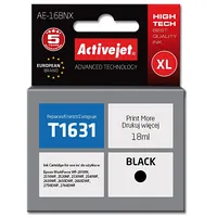 Activejet Ae-16Bnx Ink cartridge Replacement for Epson 16Xl T1631 Supreme 18 ml black  5901443108870 Expacjaep0283