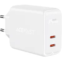 Acefast charger 2X Usb Type C 40W, Pps, Pd, Qc 3.0, Afc, Fcp white A9  6974316280200