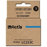 Actis Kb-223C ink Replacement for Brother Lc223C Standard 10 ml cyan  5901443108788 Expacsabr0050