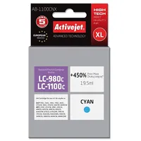 Activejet Ab-1100Cnx ink Replacement for Brother Lc1100/Lc980C Supreme 19.5 ml cyan  5901452124823 Expacjabr0018