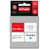 Activejet Acc-581Pbnx Ink cartridge Replacement for Canon Cli-581Pb Xl Supreme 11,70 ml photo cyan  5901443110606 Expacjaca0160