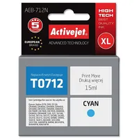 Activejet Aeb-712N Ink cartridge Replacement for Epson T0712, T0892, T1002 Supreme 15 ml cyan  5904356294388 Expacjaep0105