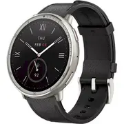 Amazfit Active 2  Silver Black leather W2433Eu1N 6970100377552