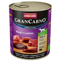 Animonda Grancarno Original Adult Beef with lamb - wet dog food 800 g  Dlzanmkmp0039 4017721827423