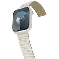 Araree pasek Silicone Link Apple Watch 42 44 45 49Mm biało-zielony warm white-khaki Ar70-01907C  8809961110252