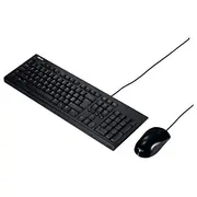 Asus U2000  Keyboard and Mouse Set Wired Us Black 90-Xb1000Km001K0- 4711387539231